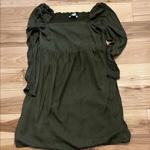 LOFT Olive Green Dress